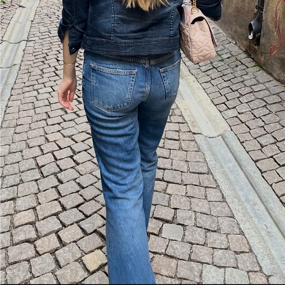 Zara The Zia Flare Women's Blue Jeans - Picture 3 of 6